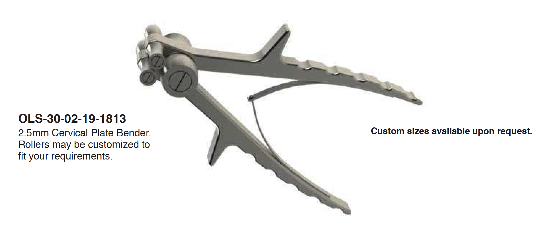 cervical plate bender