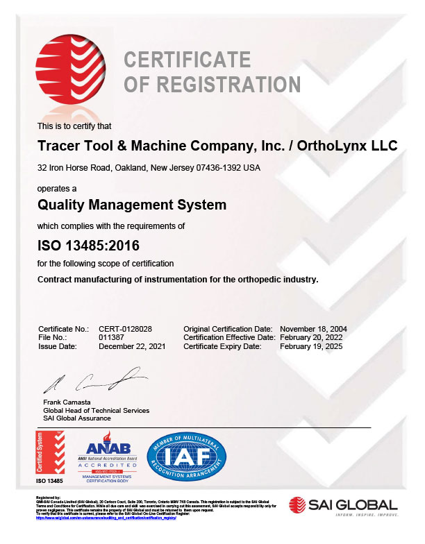 ISO Certificate